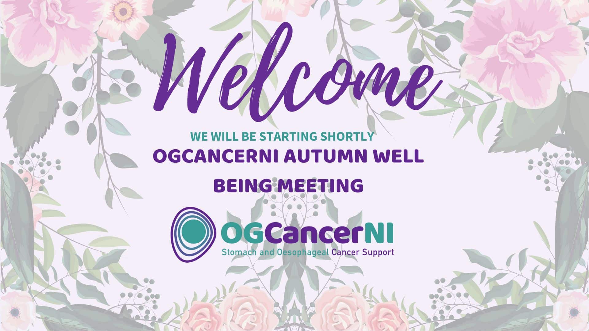 OGCancerNI Autumn 2022 Well Being Meeting
